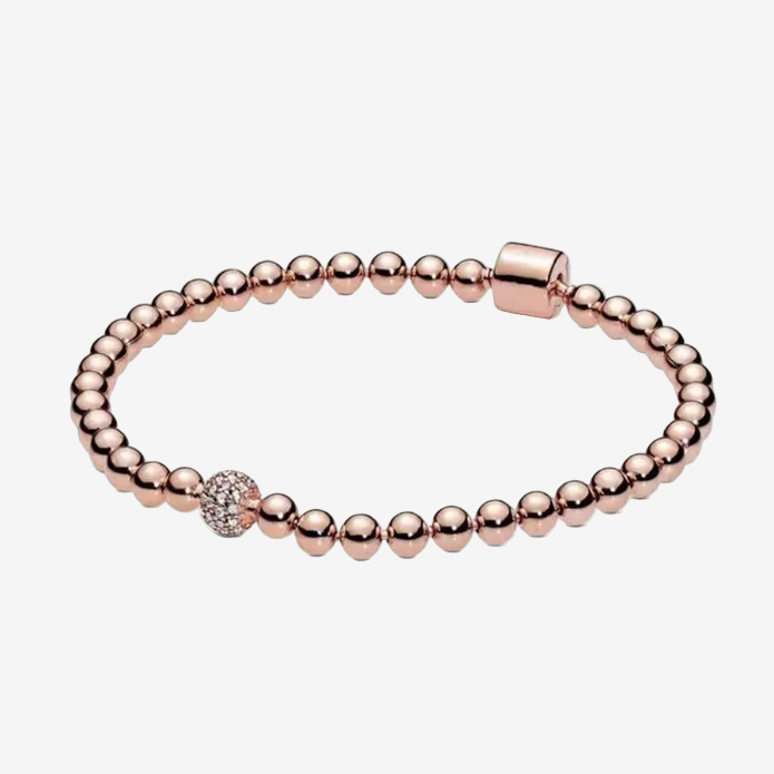 Pavé Sphere Beaded Bracelet