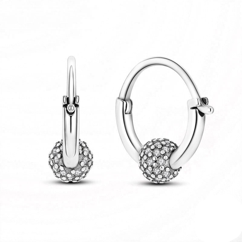 The Solara – Bead Hoop Earrings