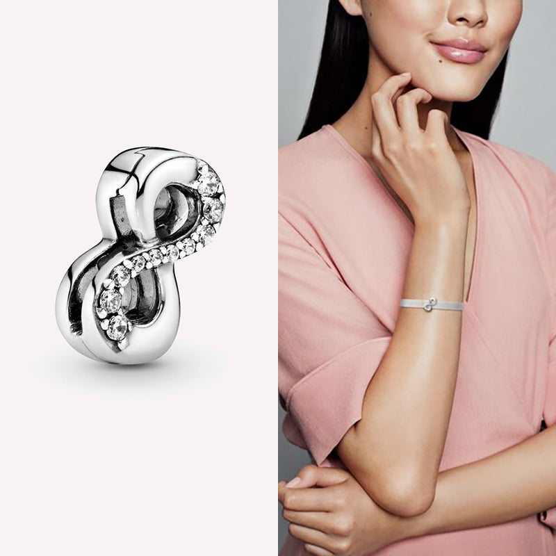 The Infinite – Infinity Pavé Clip Charm