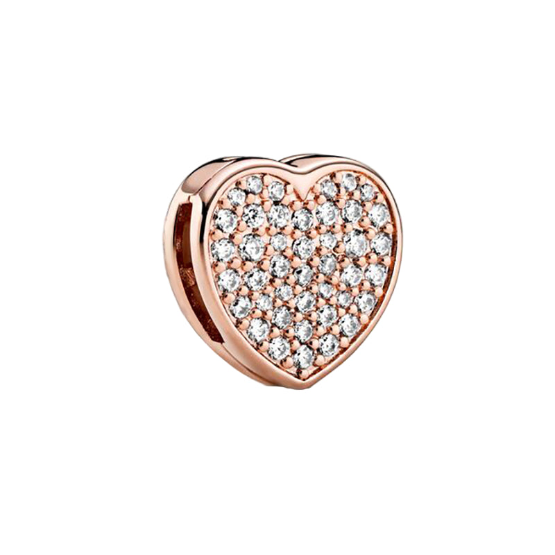 The Spark – Pavé Heart Clip Charm