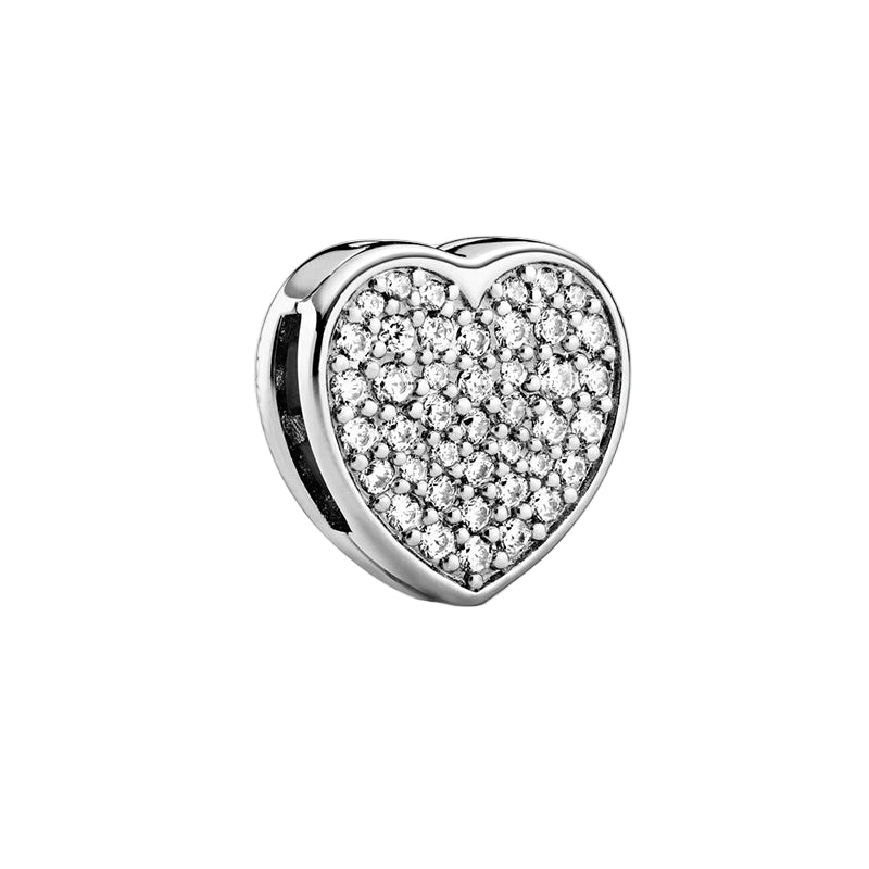 The Spark – Pavé Heart Clip Charm