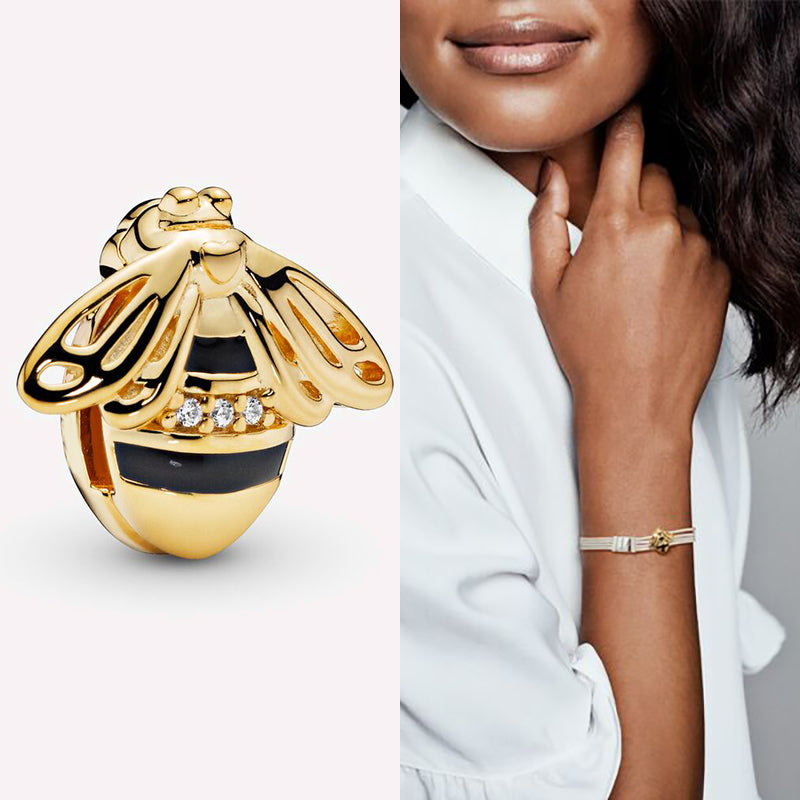 The Monarch – Queen Bee Pavé Clip Charm