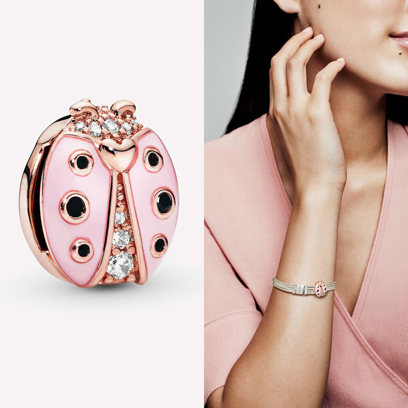 The Fortuna – Pavé Ladybug Clip Charm